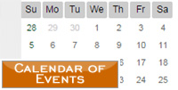 Calendar of Events Calendar of Events